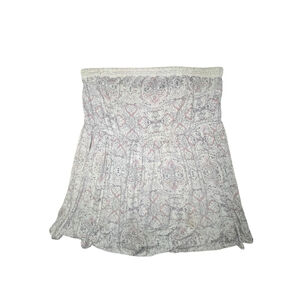 Torrid Soft Knit Paisley Boho Baby Doll Sleeveless Tube Top